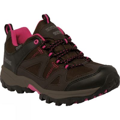 Zapatillas Trekking Regatta Gatlin Low Mujer - Negras / Rosas - Chile IJZ934765